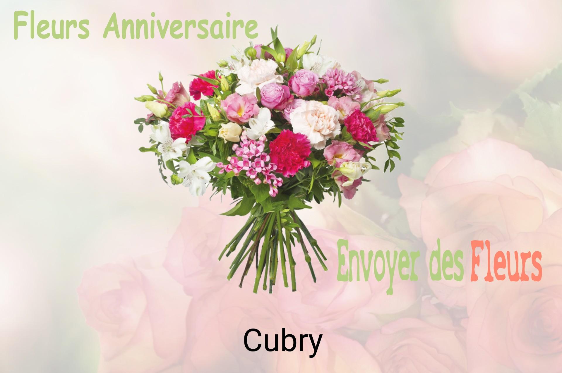 Bouquet de fleurs d’anniversaire livré à Cubry